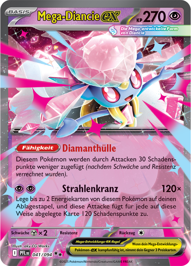 mega diancie ex 041/094 fatale flammen